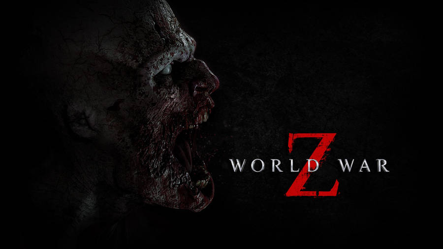 World War Z 4k Zombie Poster Wallpaper