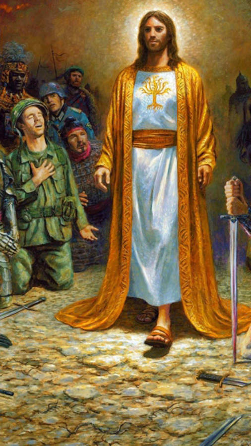 Worshippers Jesus Phone Wallpaper