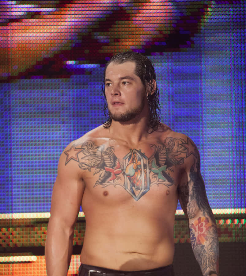 Wrestler Baron Corbin Topless Wallpaper
