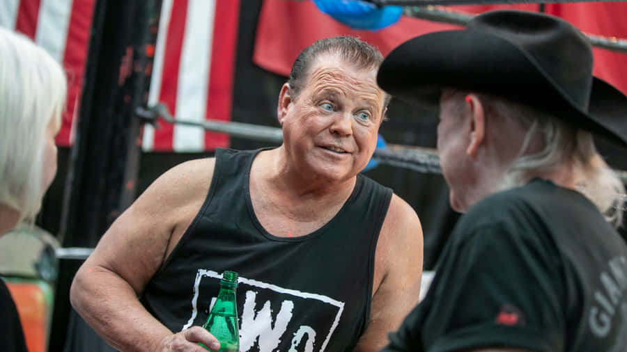 Wrestling Legend Jerry Lawler At Ocala Promotion Event 2022 Wallpaper