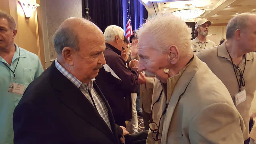 Wrestling Legends Bobby Heenan And Mean Gene In Their Prime Wallpaper