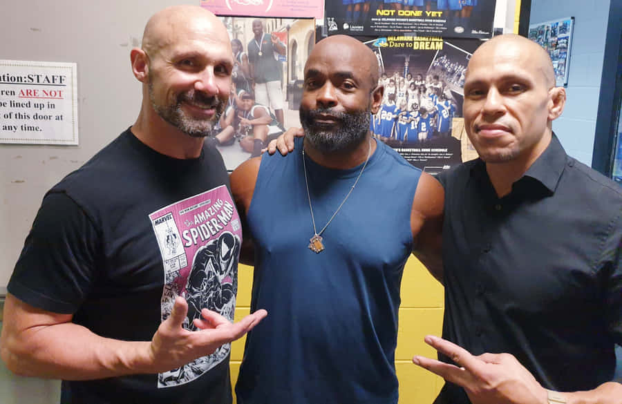 Wrestling_ Trio_ Backstage Wallpaper