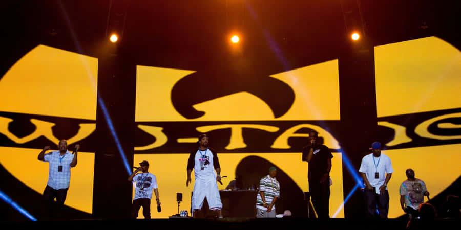 Wu Tang Clan At The 8 Diagrams Entertainment Music Show Wallpaper