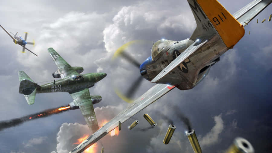 Ww2 Iphone Aircraft Fight Wallpaper