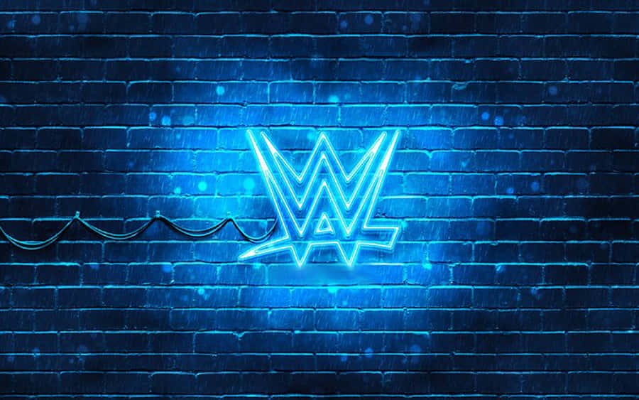 Wwe Logo On Fiery Red Background Wallpaper Wallpaper