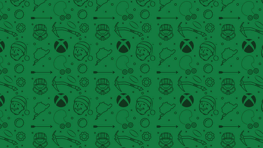 Xbox Logo Clipart Pattern Wallpaper