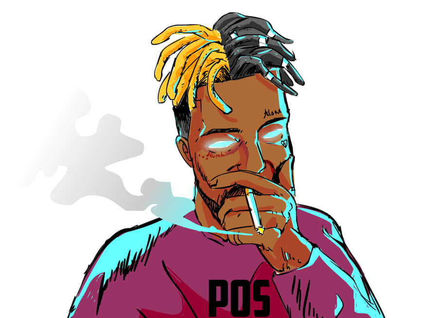 Xxxtentacion Laptop Cool Cartoon Wallpaper