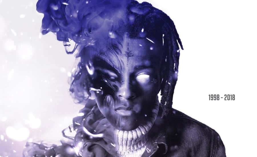 Xxxtentacion Laptop Purple Abstract Wallpaper