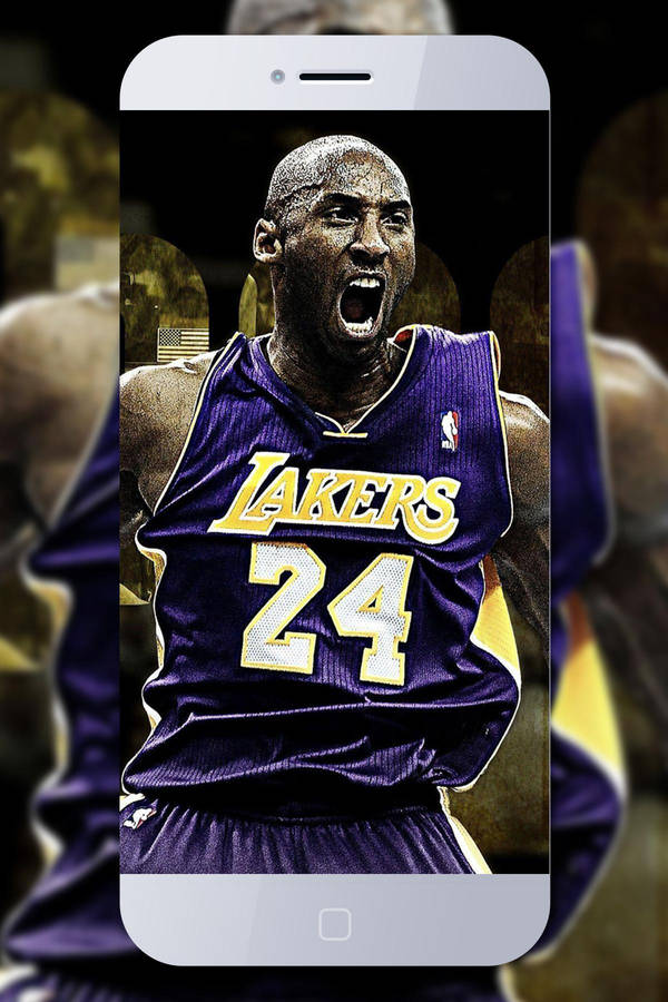 Yelling Kobe Bryant Cool Iphone Wallpaper