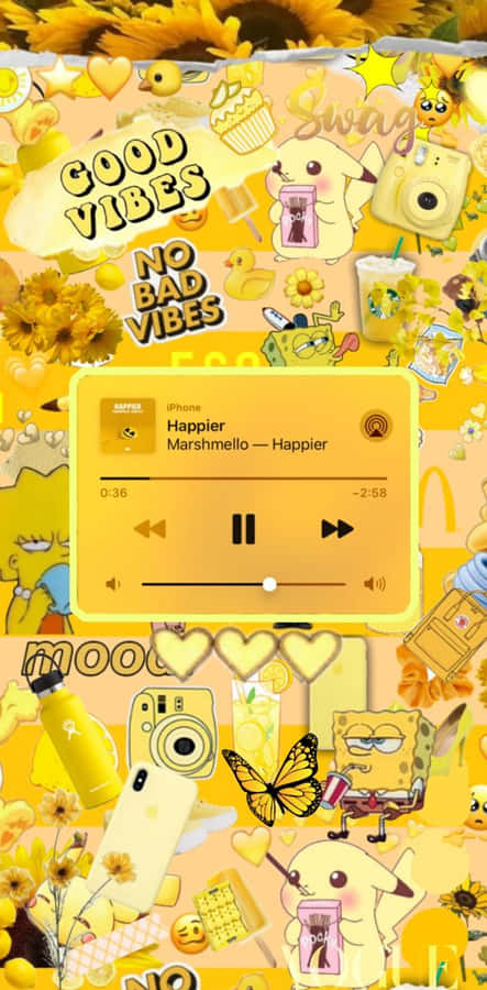 Yellow Baddie Cartoon And Animated Characters Wallpaper