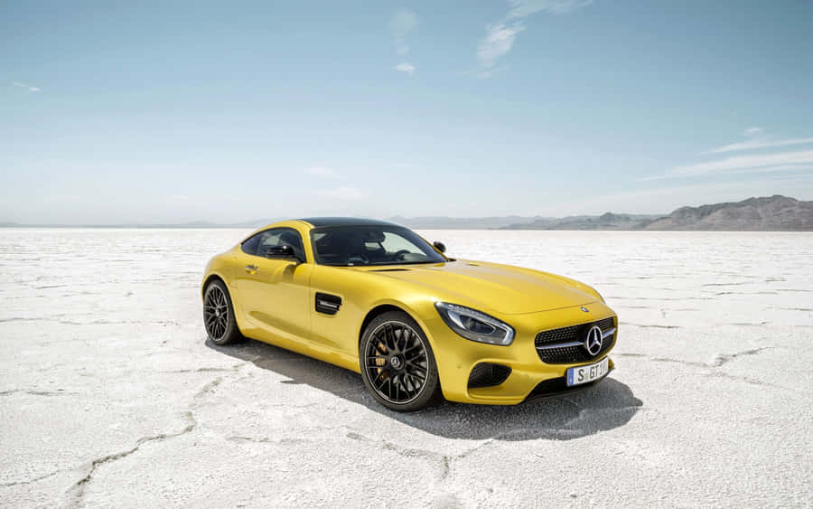 Yellow Mercedes Amg Gt Wallpaper