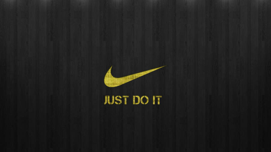 Yellow Nike Just Do It Wallpaper