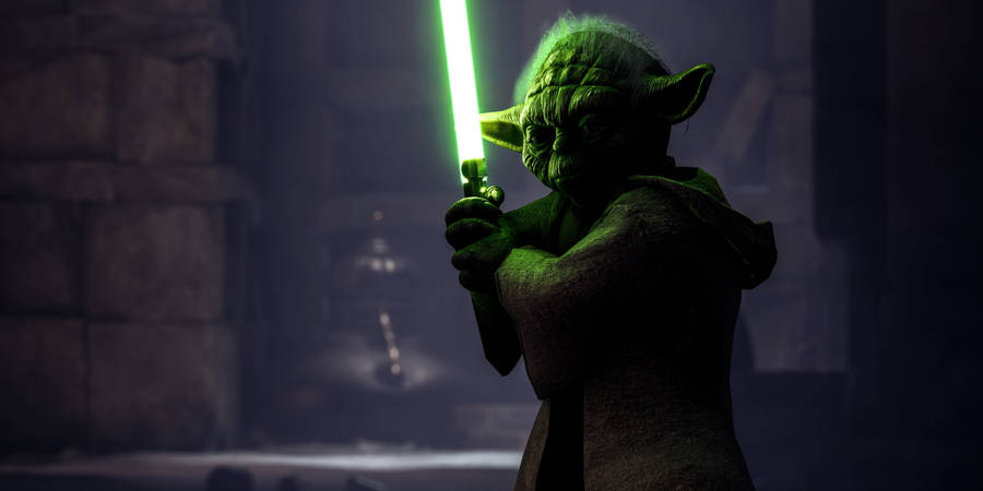 Yoda Green Lightsaber 3840 X 2160 Star Wars Wallpaper