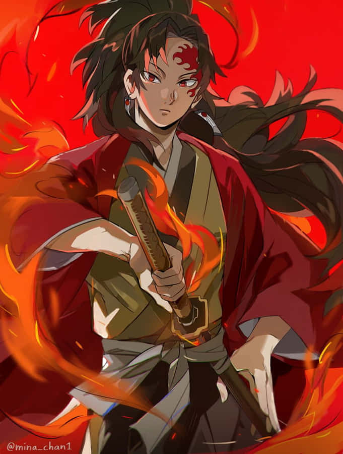 Yoriichi Tsugikuni, Demon Slayer Of Ancient Japan Wallpaper