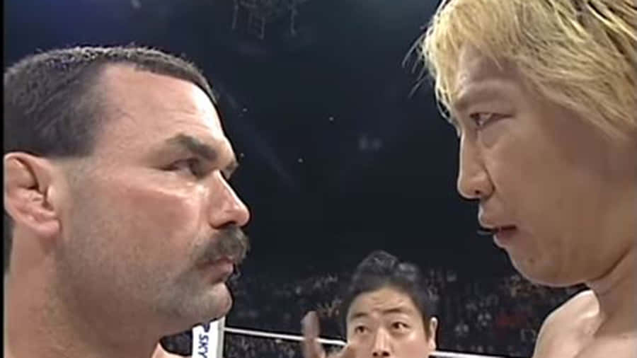 Yoshihiro Takayama Staring At Don Frye Wallpaper
