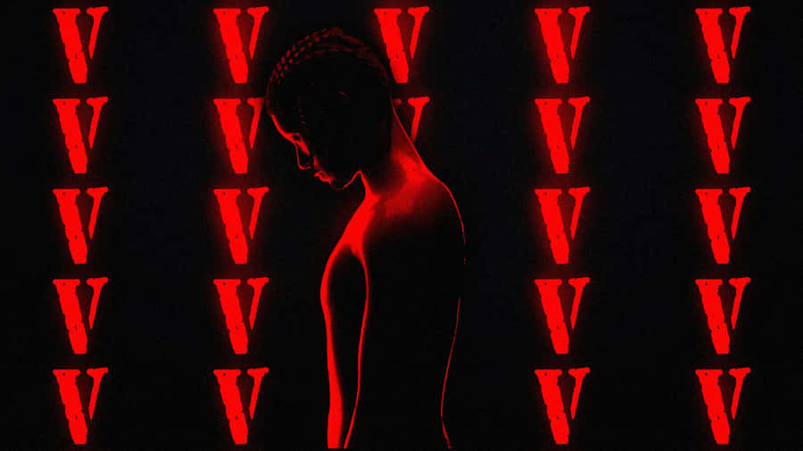 Young Playboi Carti Poses And Play Games On Pc Wallpaper