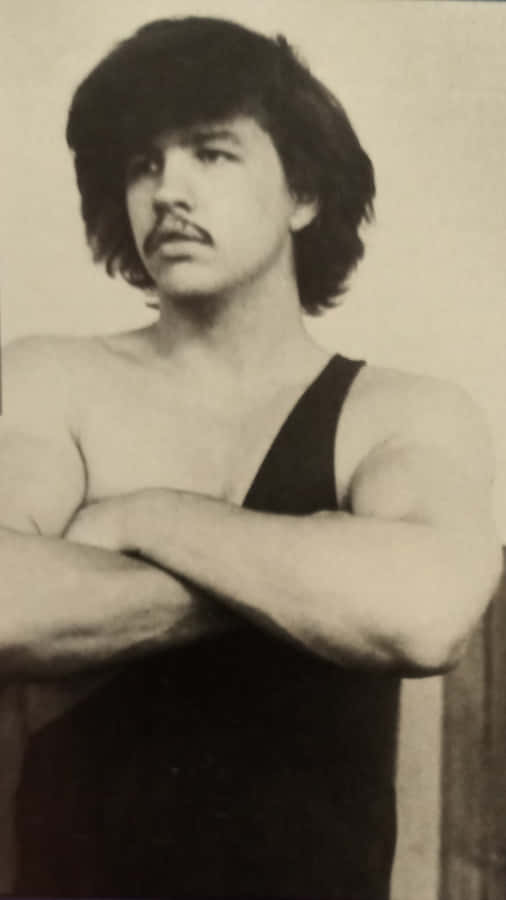 Young Wrestler Portrait Al Snow Wallpaper