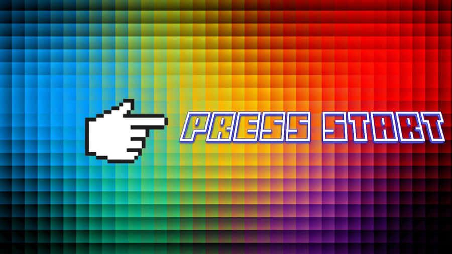 Youtube Gaming Press Start Wallpaper