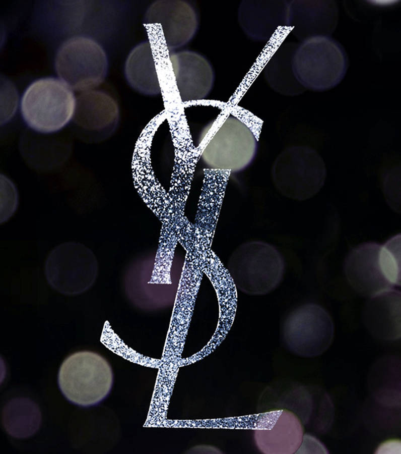 Ysl Christmas Edition Logo Wallpaper