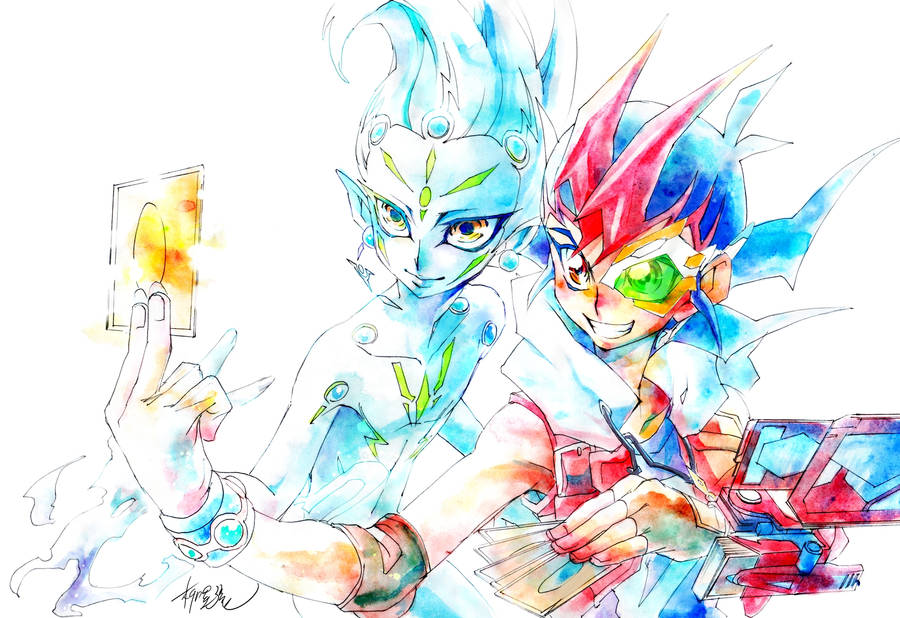 Yugioh Yuma And Astral Wallpaper