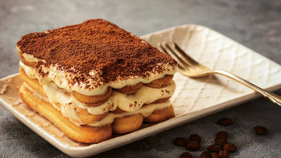 Yummy Tiramisu Dessert Wallpaper