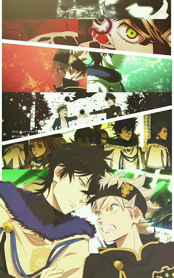 Yuno Of Black Clover In Battle Wallpaper