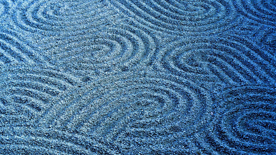 Zen Garden Sand Blue Pc Wallpaper