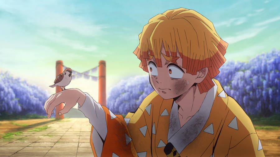 Zenitsu And Chuntaro Wallpaper