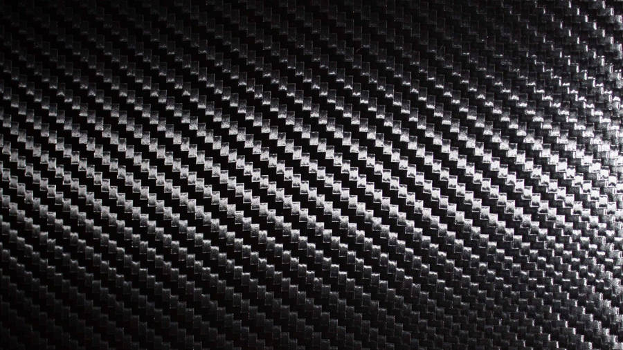 Zig-zag Lines In Carbon Fiber Textile Wallpaper