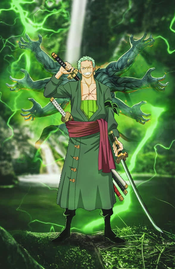 Zoro Wano Whole Image Wallpaper