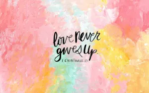 1 Corinthians 13 Bible Verse Laptop Wallpaper