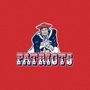 1024x1024 Ipad Wallpaper With The New England Patriots Team Logos – Digital Wallpaper