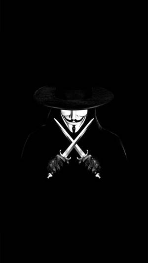 1080p Hd Minimalist V For Vendetta Wallpaper