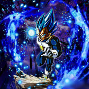 1080x1080 Vegeta Blue Super Saiyan Digital Art Wallpaper