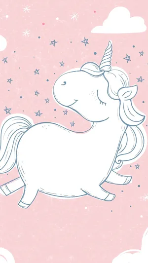 1080x1920 Cute Unicorn Wallpaper Wallpaper