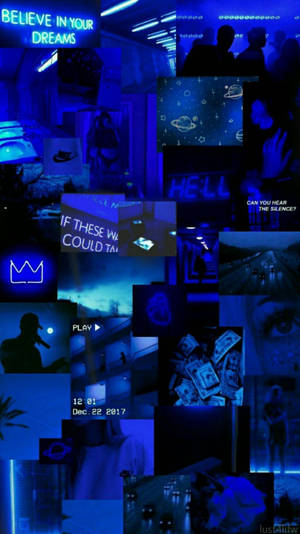 1080x1924 Dark Blue Aesthetic Tumblr - Android, Iphone, Desktop Hd Wallpaper