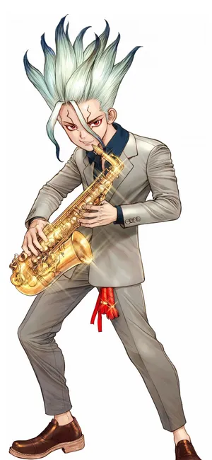 1125x2436 Download 1125x2436 Wallpaper Anime Boy, Dr. Stone, Minimal Wallpaper