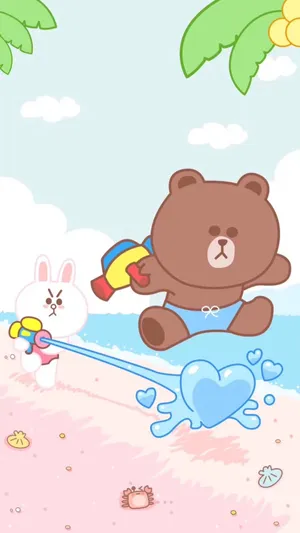 1200x2133 Kai Ting Chang On Cony&brown. Line Friends, Cute Wallpaper