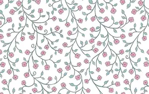 1264x800 Victorian Floral Vintage Wallpaper Pink Blue White Am2043 Wallpaper