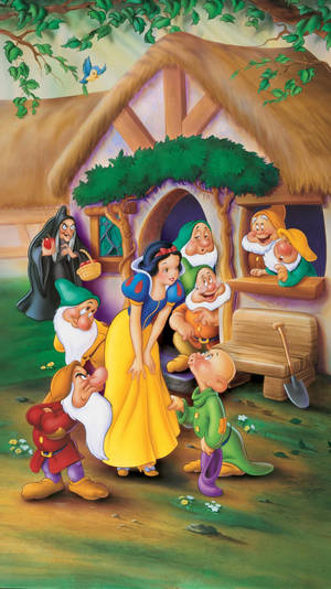 1276x2270 Snow White And The Seven Dwarfs (1937) Phone Wallpaper. 壁纸 Wallpaper