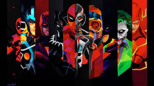 1280x720 Gaming With Marvel Characters Wallpaper