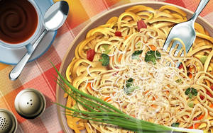 1280x800 Italian Food Image Pasta Dinner Hd Wallpaper And Background Photo Wallpaper