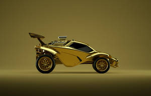 1332x850 Wallpaper Minimalism, Machine, Gold, Golden, Octane, Rocket Wallpaper
