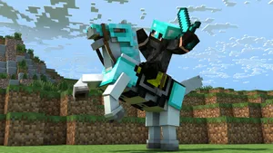 1366x768 Minecraft Wallpaper 120 Go - Not Go Away Wallpaper