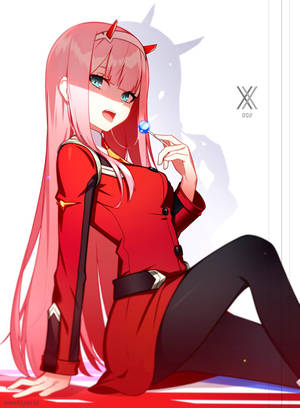 1372x1864 Zero Two (darling In The Franxx) - Zerochan Anime Image Board Wallpaper