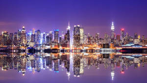 1600x900 Manhattan Reflections Wallpaper Wall Mural Wallpaper