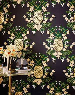 1609x2048 Pineapple (ebony) Wallpaper. Hygge & West Wallpaper