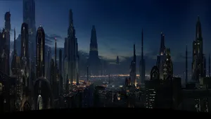 1920 X 1080 Night City Futuristic Wallpaper