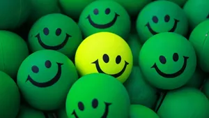 1920x1080 Balls Green Yellow Smiles Happy Wallpaper. 1920x1080. 438104 Wallpaper