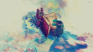 1920x1080 Cute Creatures Reading A Book Wallpaper - Artistic Wallpaper Wallpaper